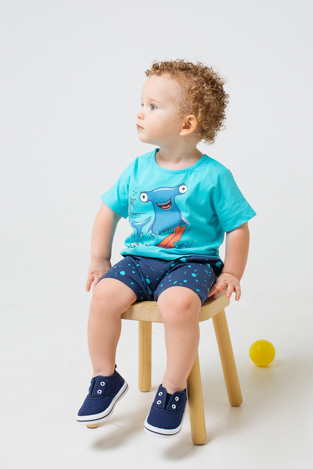 картинка Комбинезон для мальчика Crockid КР 6359 бирюзово-голубой к280 от магазина детских товаров ALiSa