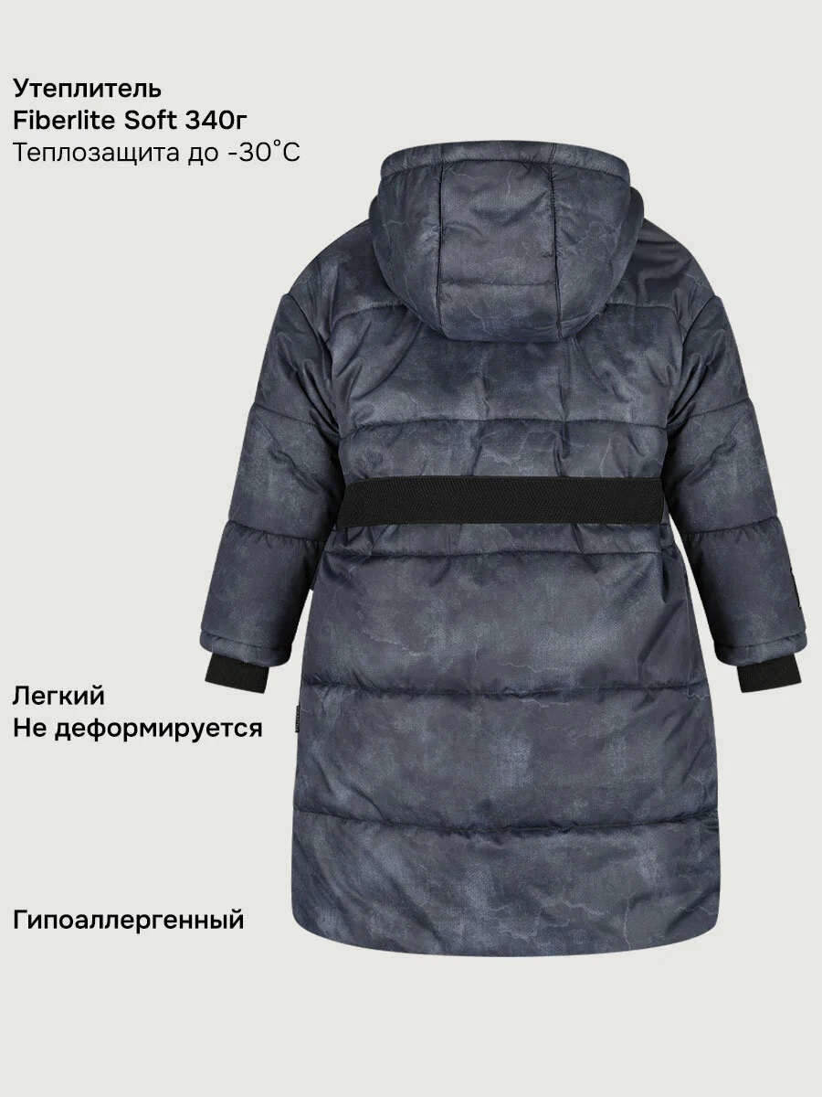 картинка Пальто для девочки NIKASTYLE 6з7425 Черный от магазина детских товаров ALiSa