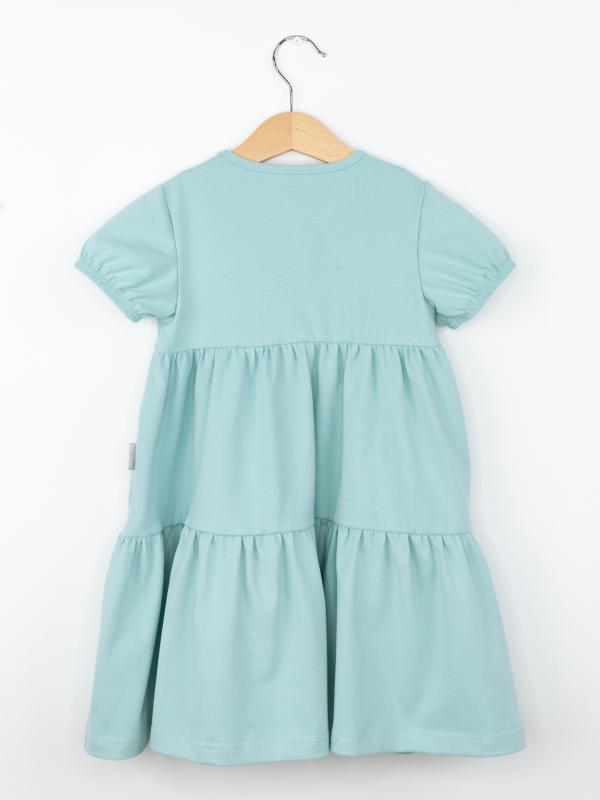 картинка Платье для девочки Baby Boom С266/2-К Мятно-голубой от магазина детских товаров ALiSa