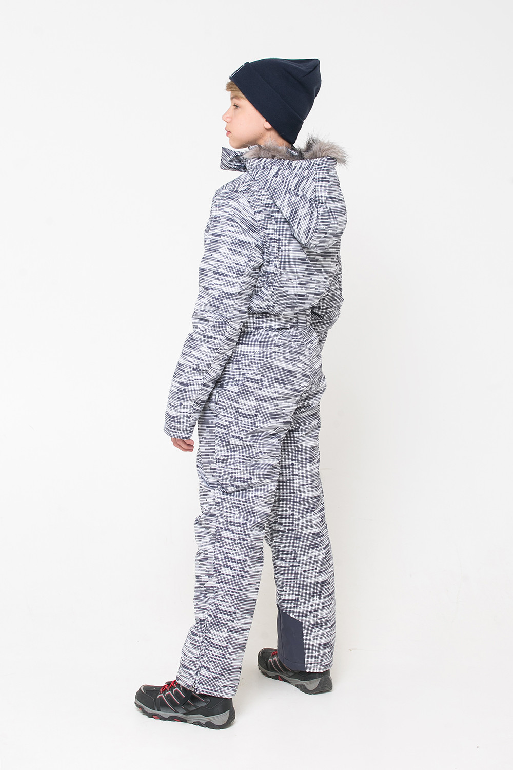 картинка Комбинезон зимний для мальчика ВКБ 60043/н/5 ГР от магазина детских товаров ALiSa