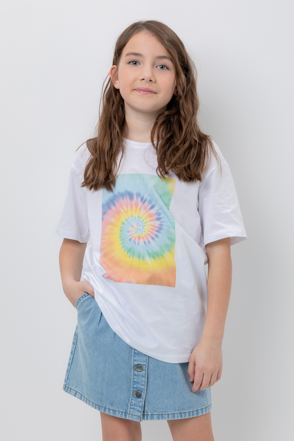 картинка Футболка для девочки Crockid КБ 302098 белый от магазина детских товаров ALiSa