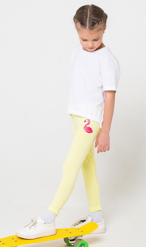 картинка Бриджи для девочки Crockid К 4610 бледно-желтый1 к1234 от магазина детских товаров ALiSa