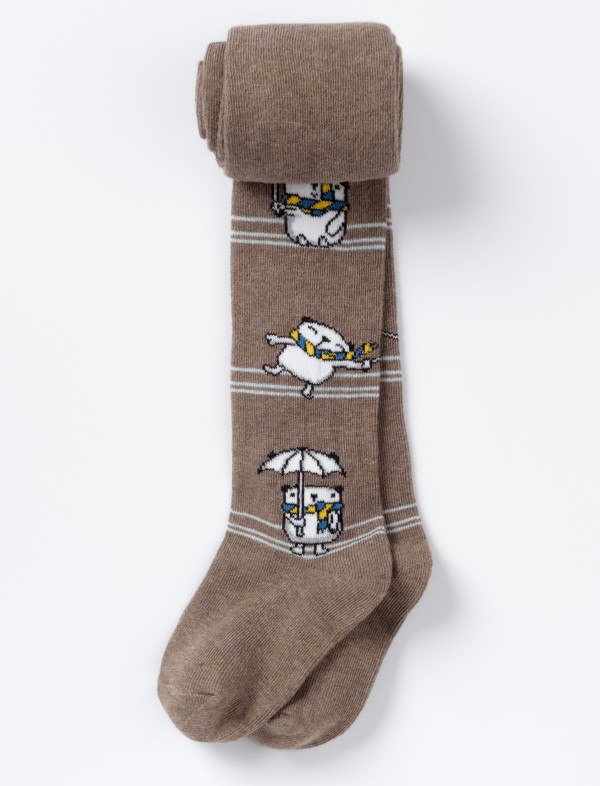 картинка Колготки для мальчика Artie 2m853 Кофейный меланж от магазина детских товаров ALiSa