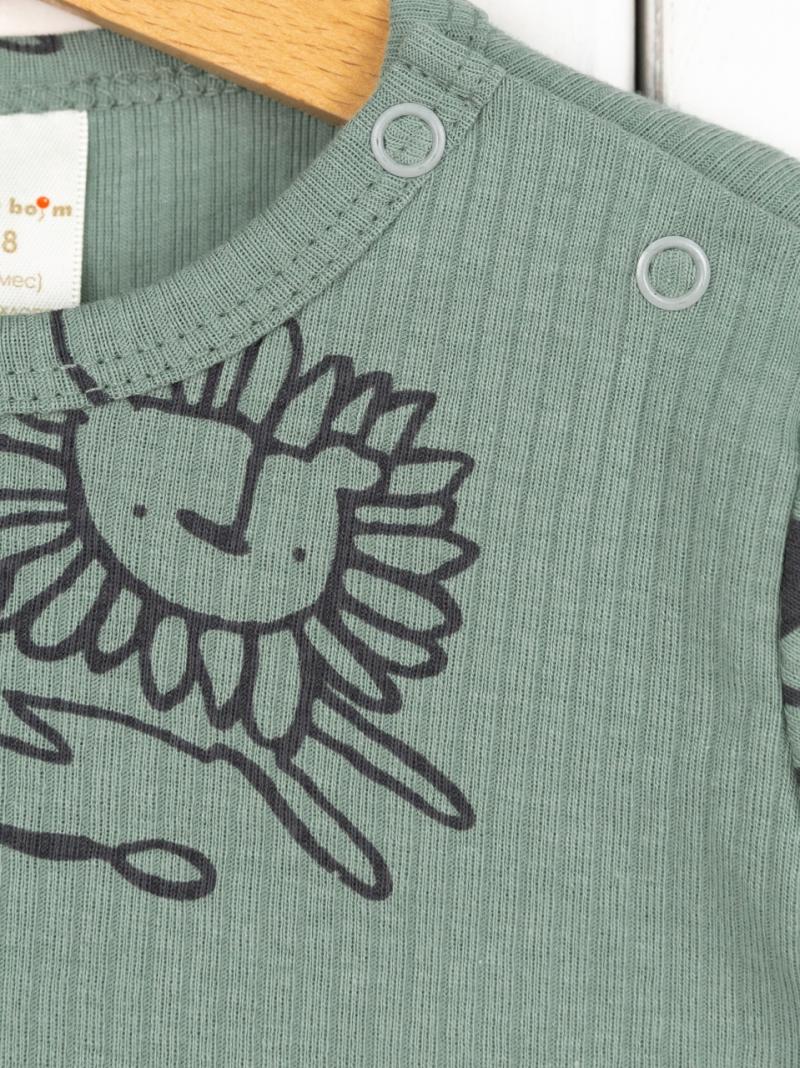 картинка Футболка для мальчика Baby Boom Ф88/20-К я736 Сафари на шалфее от магазина детских товаров ALiSa