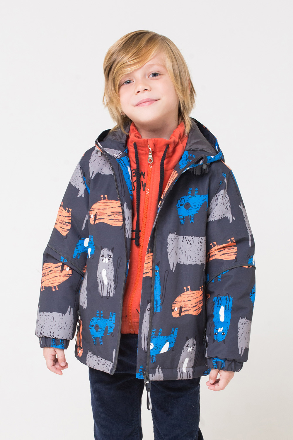 картинка Куртка утепленная для мальчика Crockid ВК 30081/н/1 ГР от магазина детских товаров ALiSa