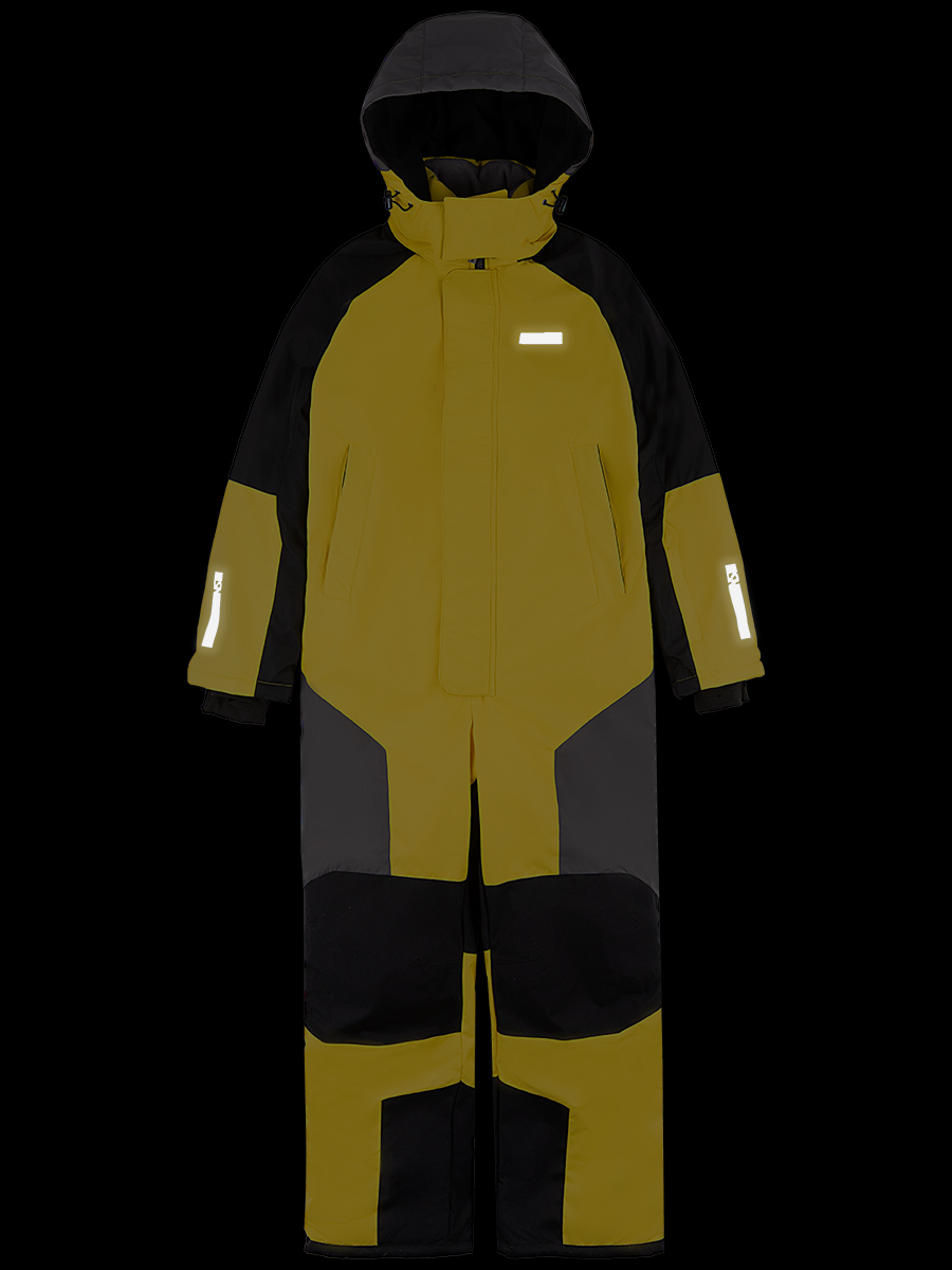 картинка Комбинезон зимний для мальчика NIKASTYLE 8з6724 Желтый черный от магазина детских товаров ALiSa