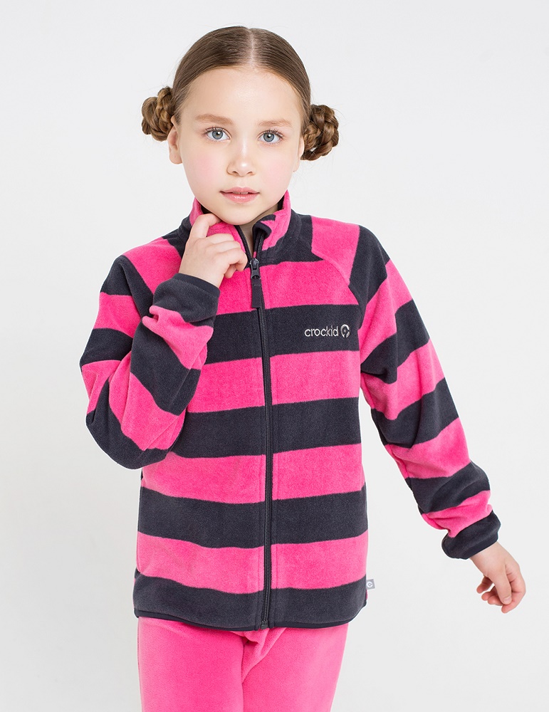 картинка Куртка флисовая для девочки Crockid ФЛ 34011/н/25 РР от магазина детских товаров ALiSa