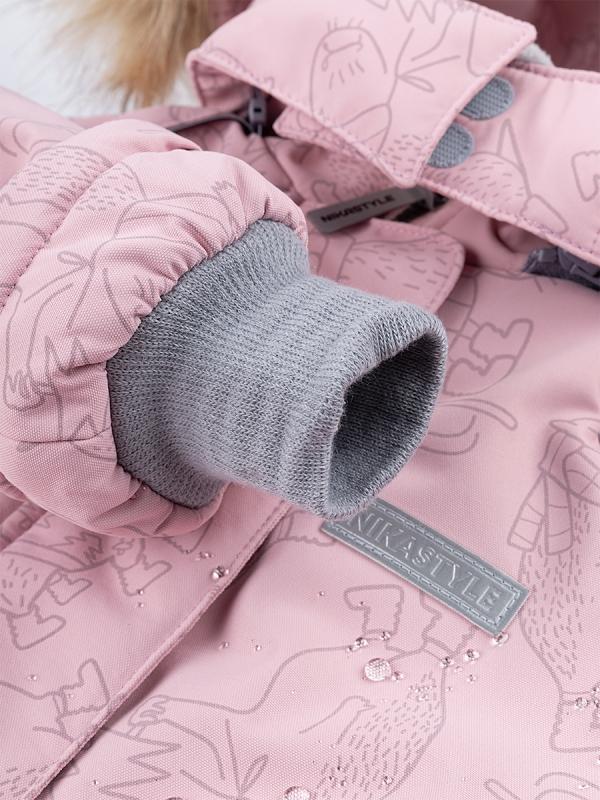 картинка Комплект зимний для девочки NIKASTYLE 7з0224 Пудра серый от магазина детских товаров ALiSa