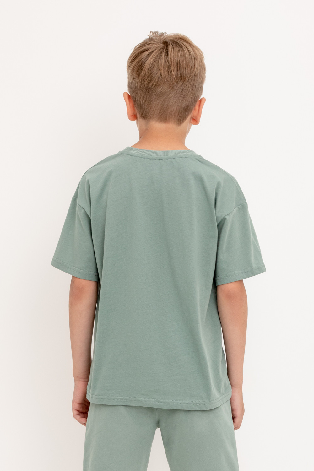 картинка Футболка для мальчика Crockid КР 302235 полынь к426 от магазина детских товаров ALiSa