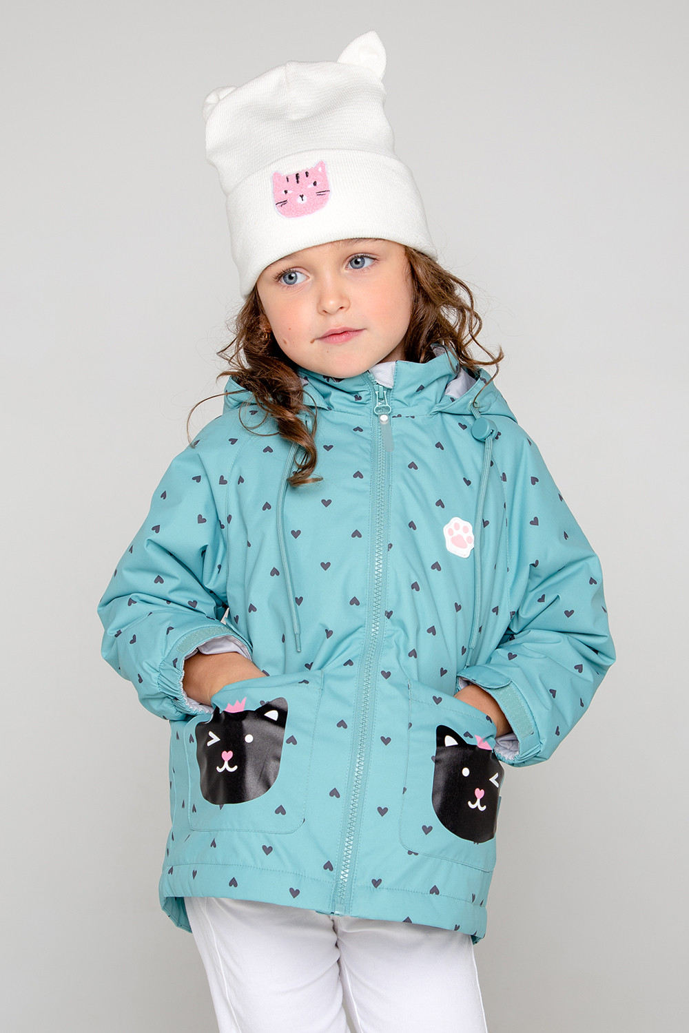картинка Куртка утепленная для девочки Crockid ВК 32100/н/4 ГР от магазина детских товаров ALiSa