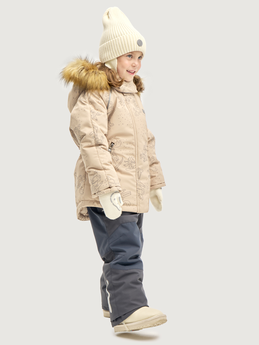 картинка Комплект для девочки NIKASTYLE 7з0825 Латте Серый от магазина детских товаров ALiSa