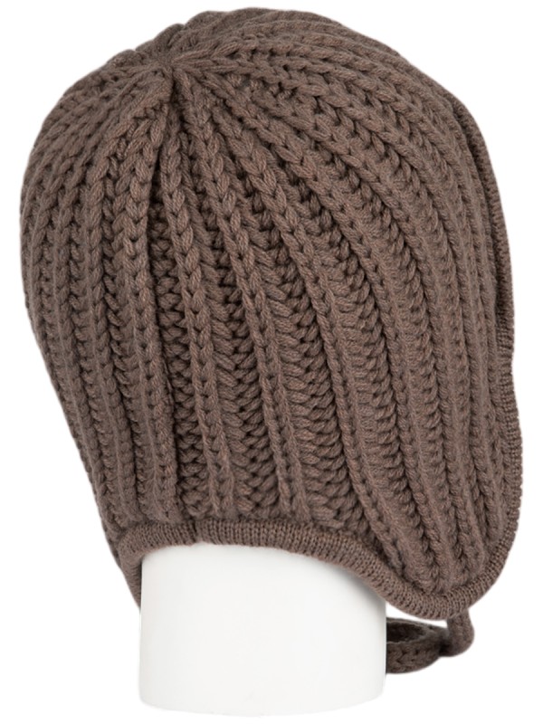 картинка Шапка ушанка утепленная для девочки NIKASTYLE 11з15824 Кофе от магазина детских товаров ALiSa