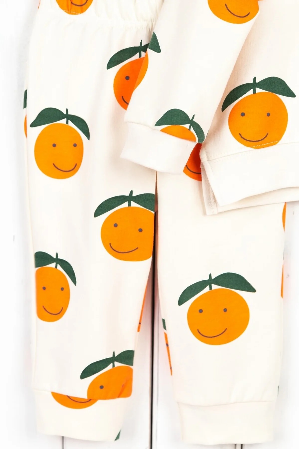 картинка Комплект для девочки Baby Boom КД519/2-Ф Апельсины на экрю Б112 от магазина детских товаров ALiSa