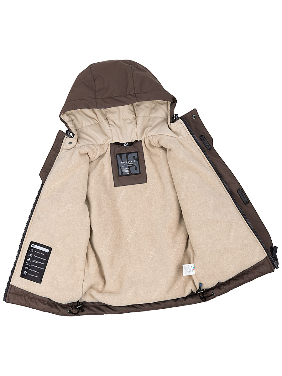 картинка Куртка утепленная для мальчика NIKASTYLE 4м3324 орех от магазина детских товаров ALiSa