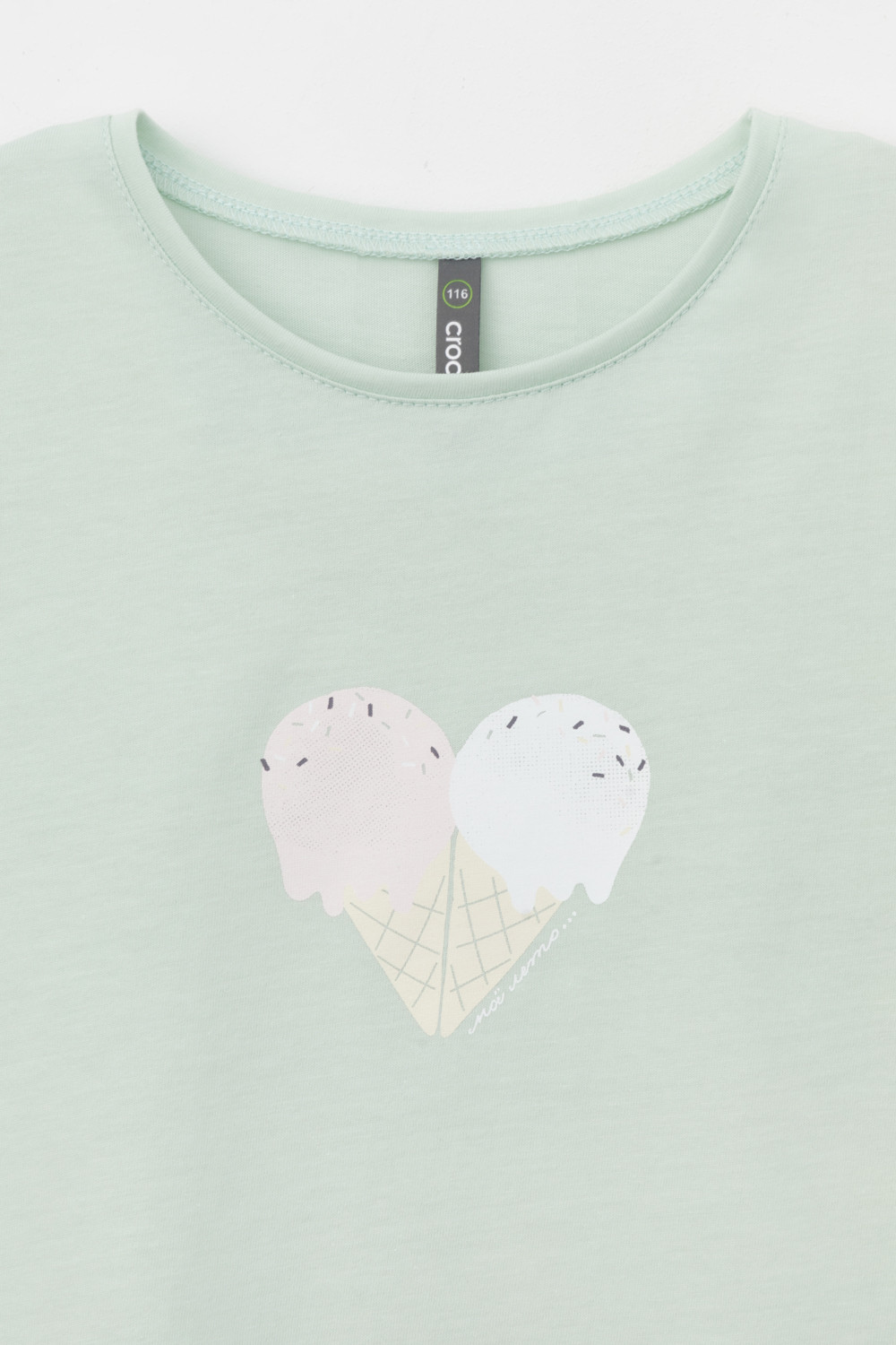 картинка Футболка для девочки Crockid КР 302434 дымчатый нефрит к473 от магазина детских товаров ALiSa