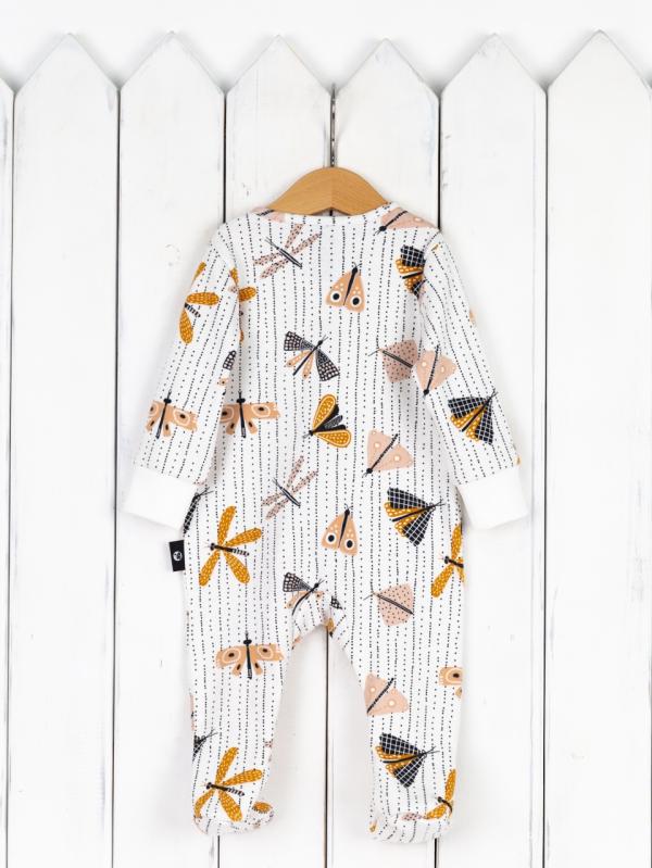 картинка Комбинезон на стопе Baby Boom К371/5-И(Н) я731 Мотыльки и стрекозы от магазина детских товаров ALiSa