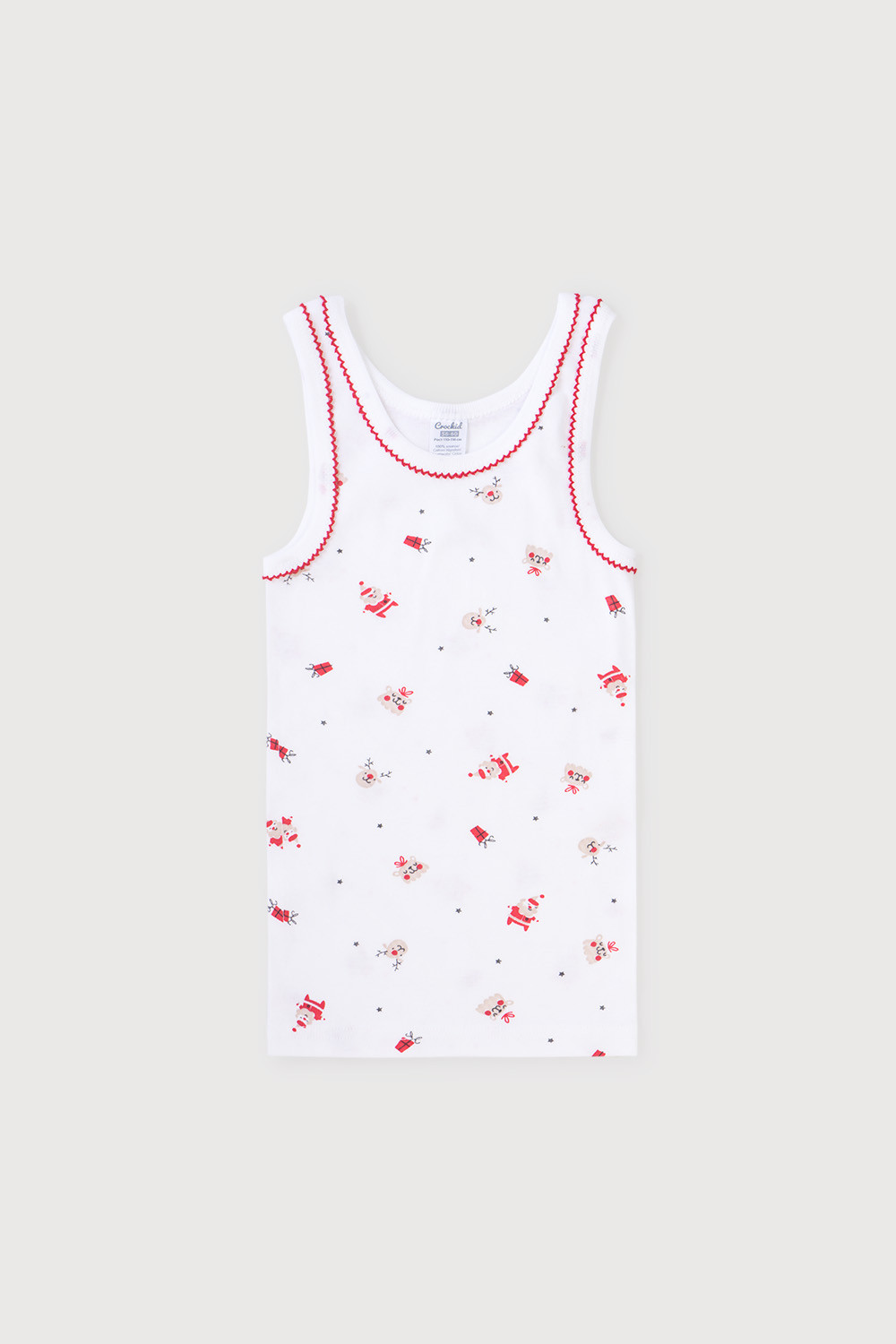 картинка Майка для девочки Crockid К 1066 рождественская сказка на сахаре от магазина детских товаров ALiSa