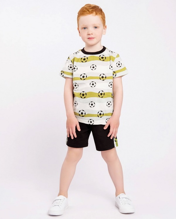 картинка Комплект для мальчика Youlala YLA 7955100402 Зеленый, черный от магазина детских товаров ALiSa