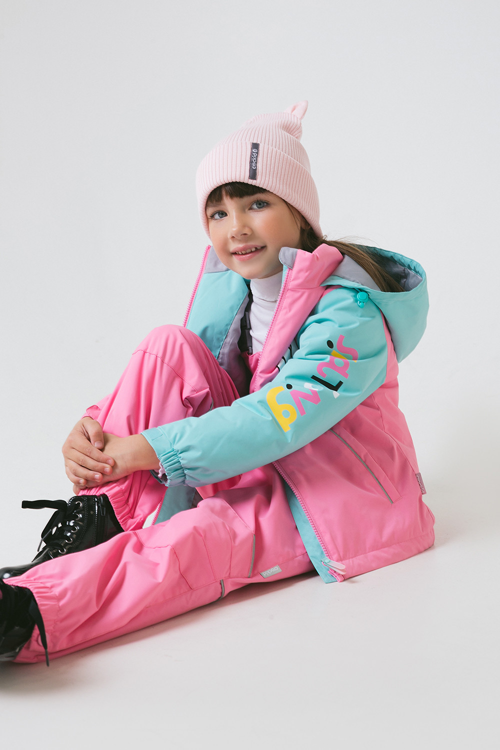 картинка Куртка демисезонная утепленная для девочки Crockid ВК 32105/1 ГР от магазина детских товаров ALiSa