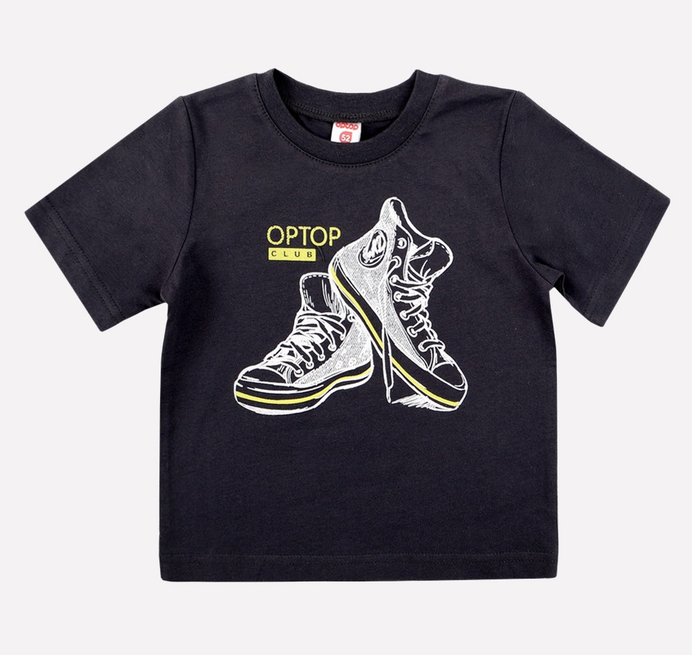 картинка Футболка для мальчика Crockid К 300677 темно серый3 от магазина детских товаров ALiSa