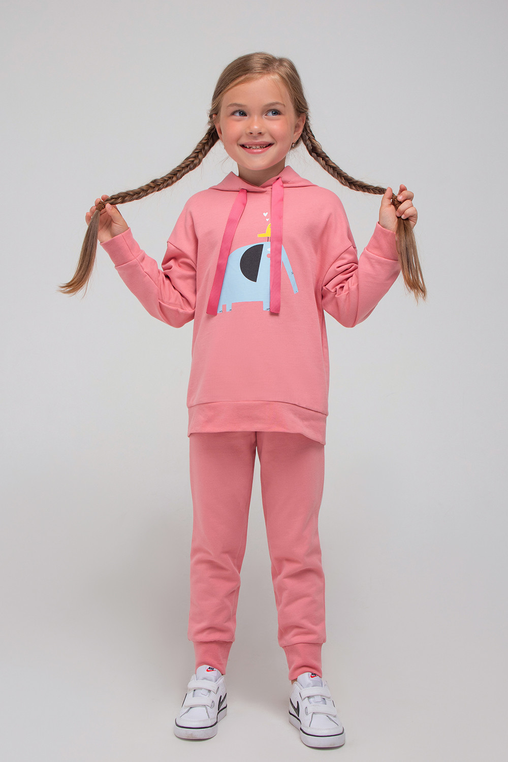 картинка Брюки для девочки Crockid К 400370 королевский розовый к1284 от магазина детских товаров ALiSa