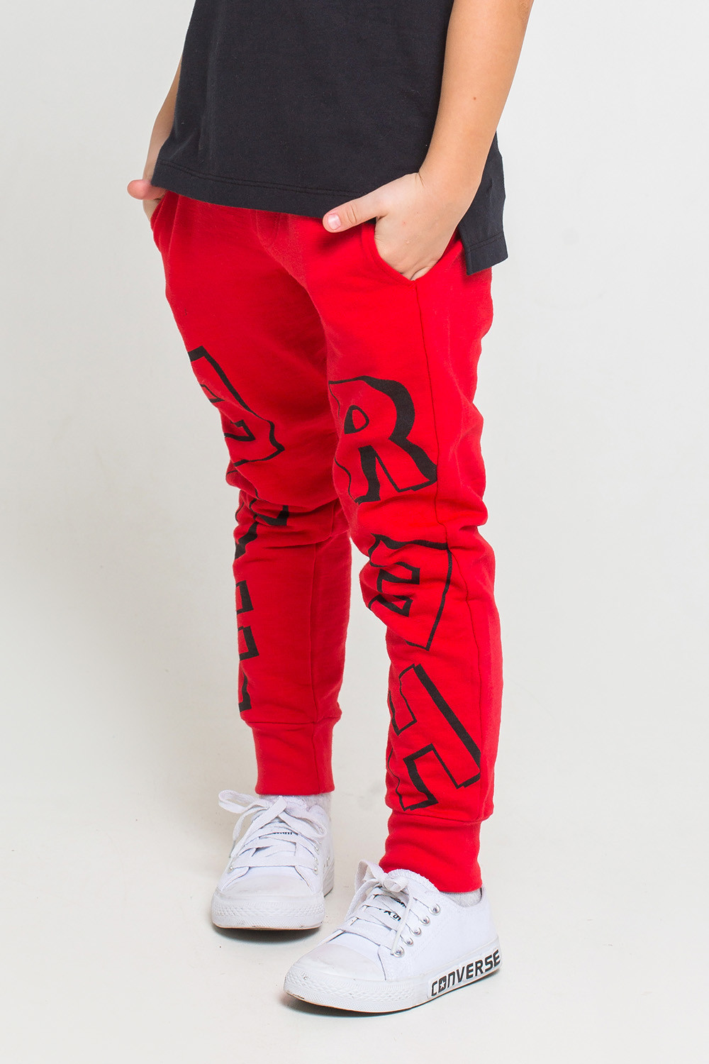 картинка Брюки для мальчика Crockid КР 4734 красный к216 от магазина детских товаров ALiSa