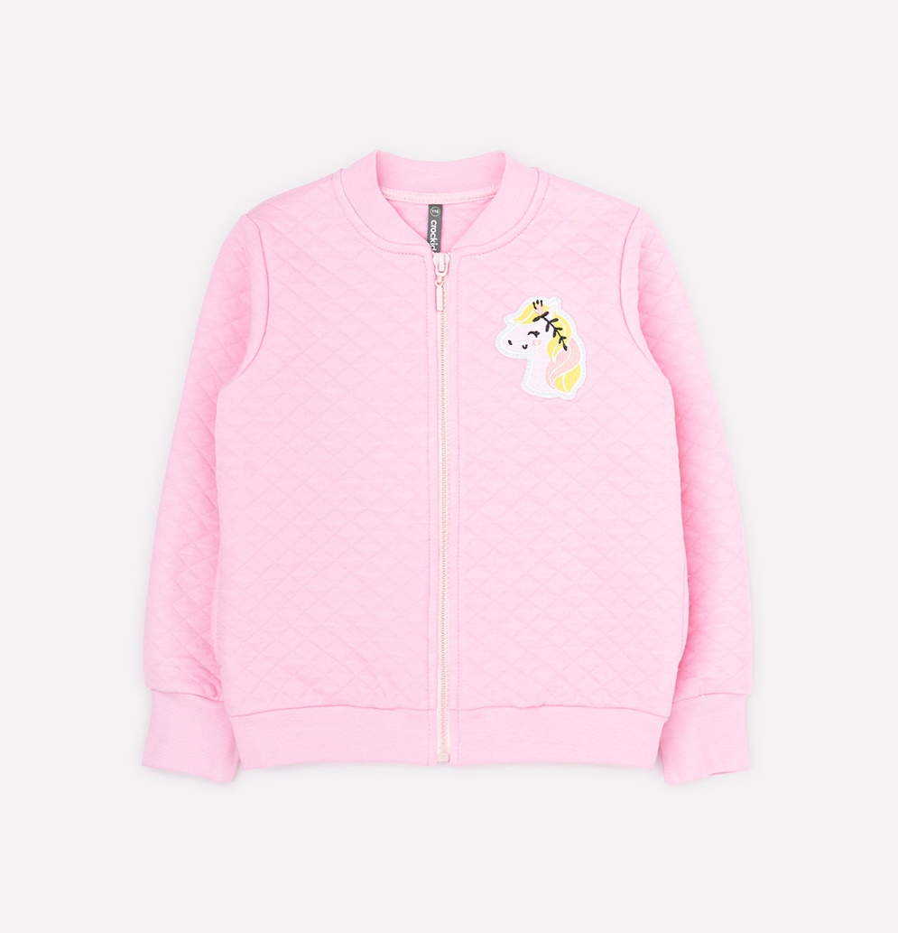 картинка Куртка для девочки Crockid КР 301289 персиково-розовый к289 от магазина детских товаров ALiSa