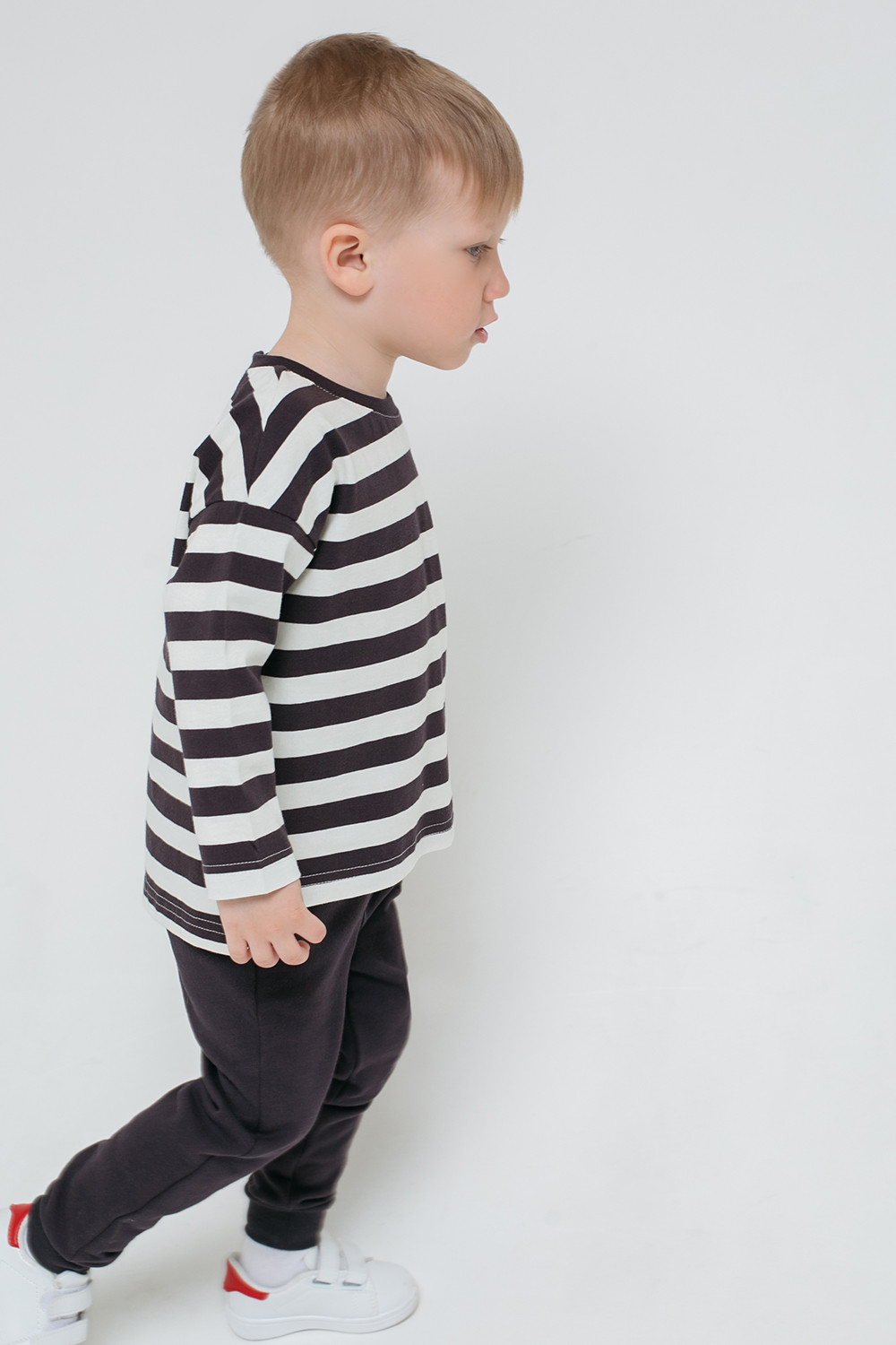 картинка Брюки для мальчика Crockid КР 400068 угольный серый к294 от магазина детских товаров ALiSa