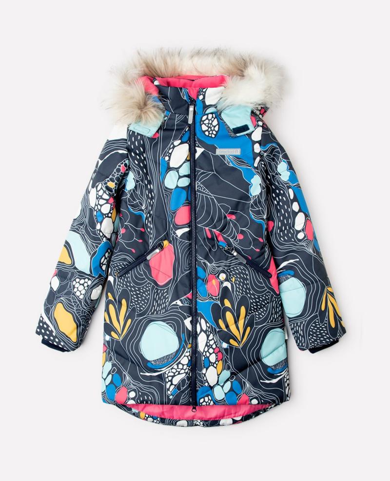 картинка Пальто зимнее для девочки Crockid ВК 38067/н/2 ГР от магазина детских товаров ALiSa