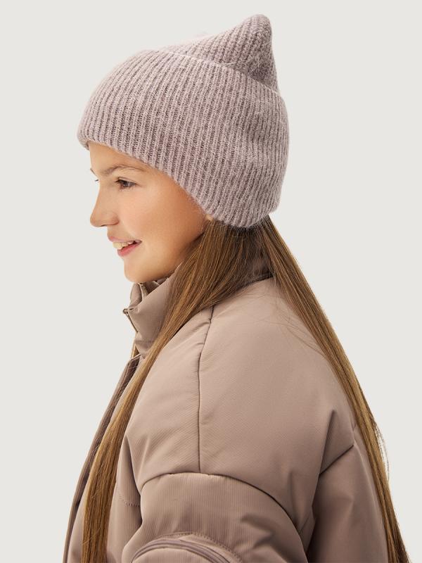 картинка Шапка зимняя для девочки NIKASTYLE 11з16425 Какао от магазина детских товаров ALiSa