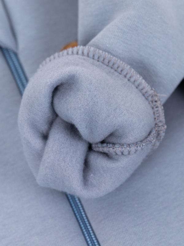 картинка Комбинезон на манжете Baby Boom К381/6-Ф Мишка серо-голубой от магазина детских товаров ALiSa