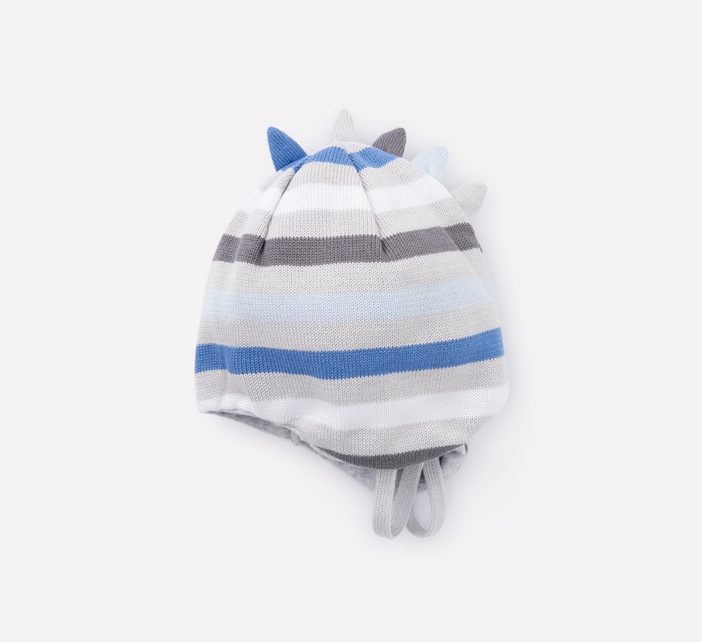 картинка Шапка для мальчика Crockid КВ 20202 светло-серый от магазина детских товаров ALiSa