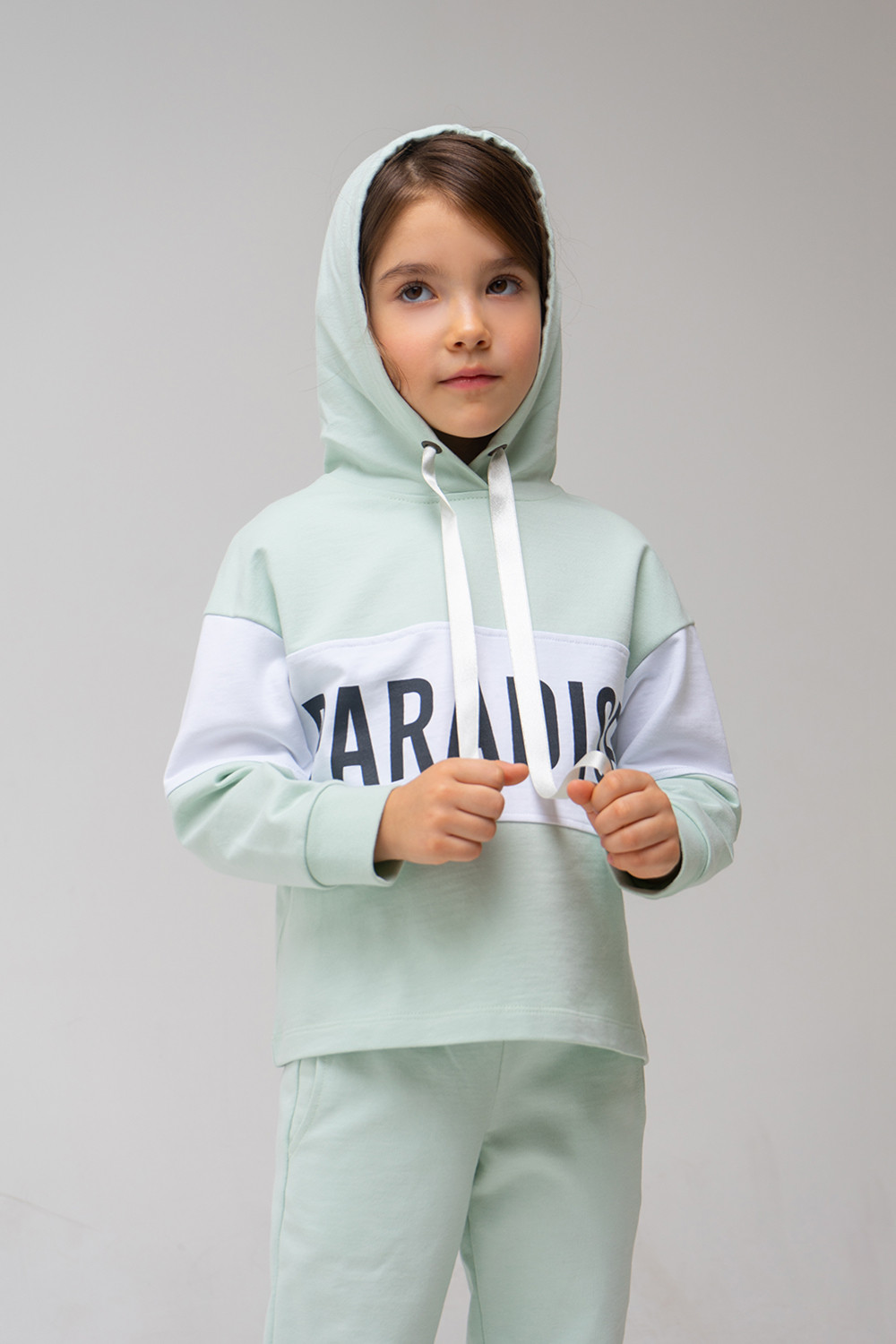 картинка Джемпер для девочки Crockid КР 301691 дымчатый нефрит к335 от магазина детских товаров ALiSa