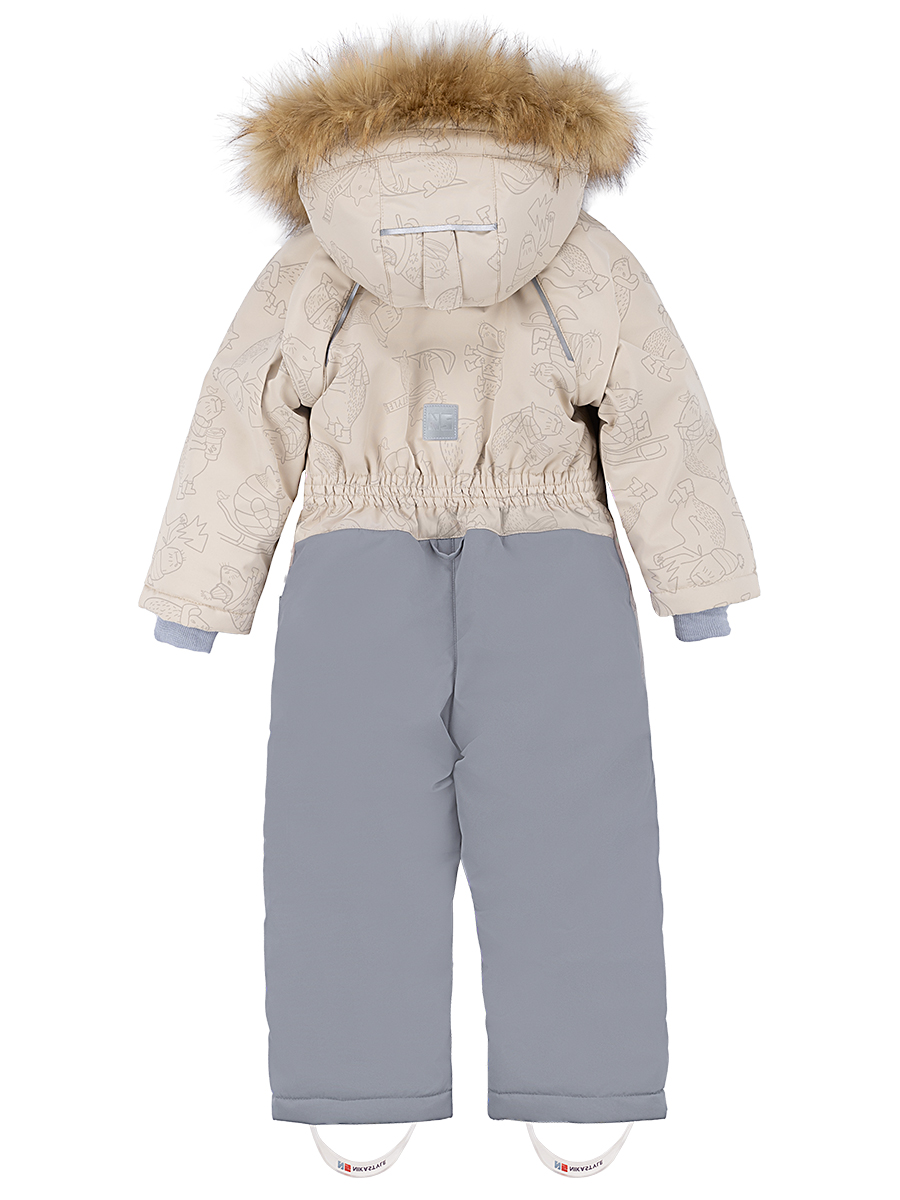 картинка Комбинезон зимний для девочки NIKASTYLE 8з0124 з24 Беж серый от магазина детских товаров ALiSa