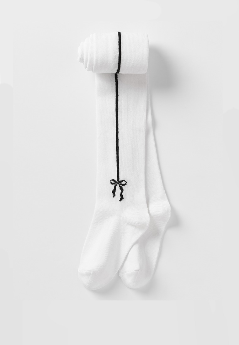 картинка Колготки для девочки Artie 2d968 Белый черный от магазина детских товаров ALiSa