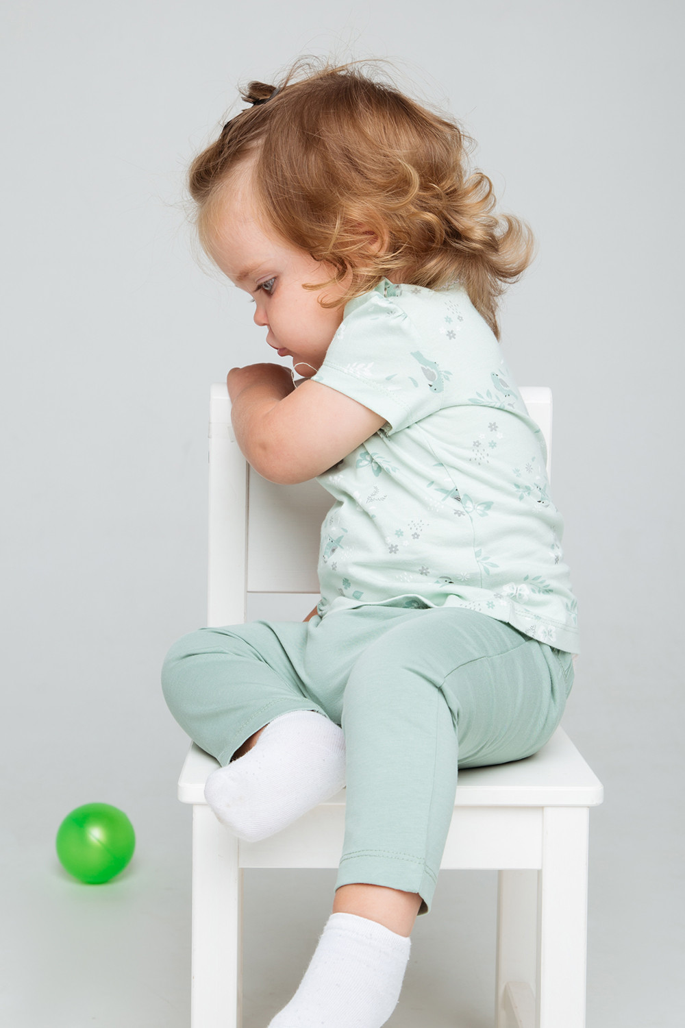 картинка Брюки для девочки Crockid К 400310 холодная мята (весеняя зелень) от магазина детских товаров ALiSa