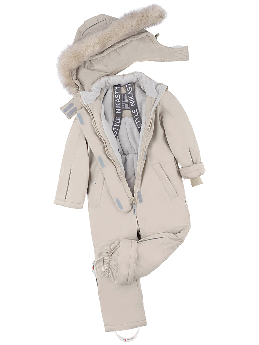 картинка Комбинезон зимний для девочки NIKASTYLE 8з6424 з24 Беж от магазина детских товаров ALiSa