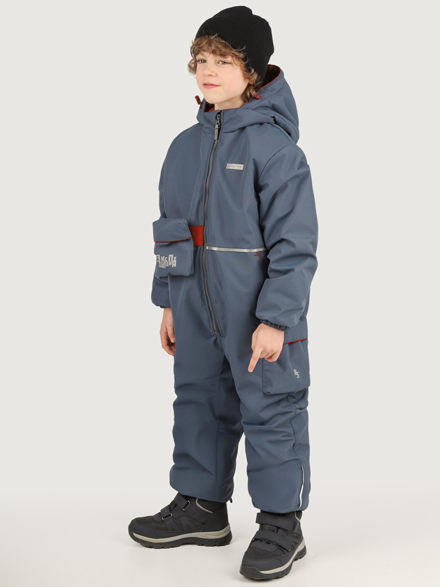 картинка Комбинезон утеплённый для мальчика NIKASTYLE 8м2725 Деним чили от магазина детских товаров ALiSa