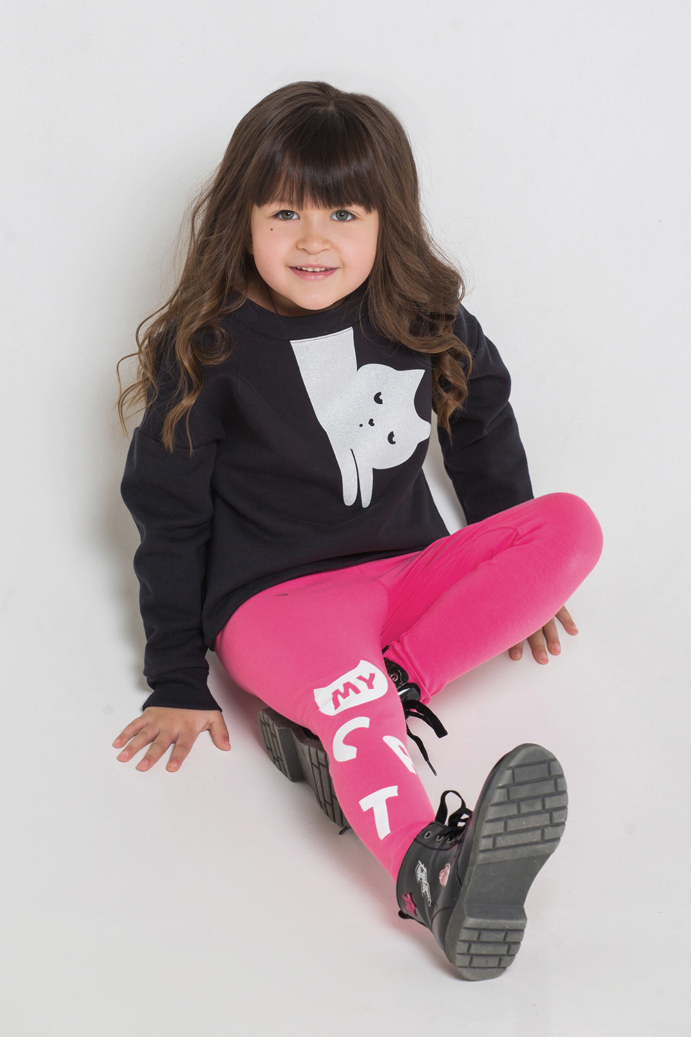 картинка Бриджи для девочки Crockid КР 4610 ярко-розовый к215 от магазина детских товаров ALiSa