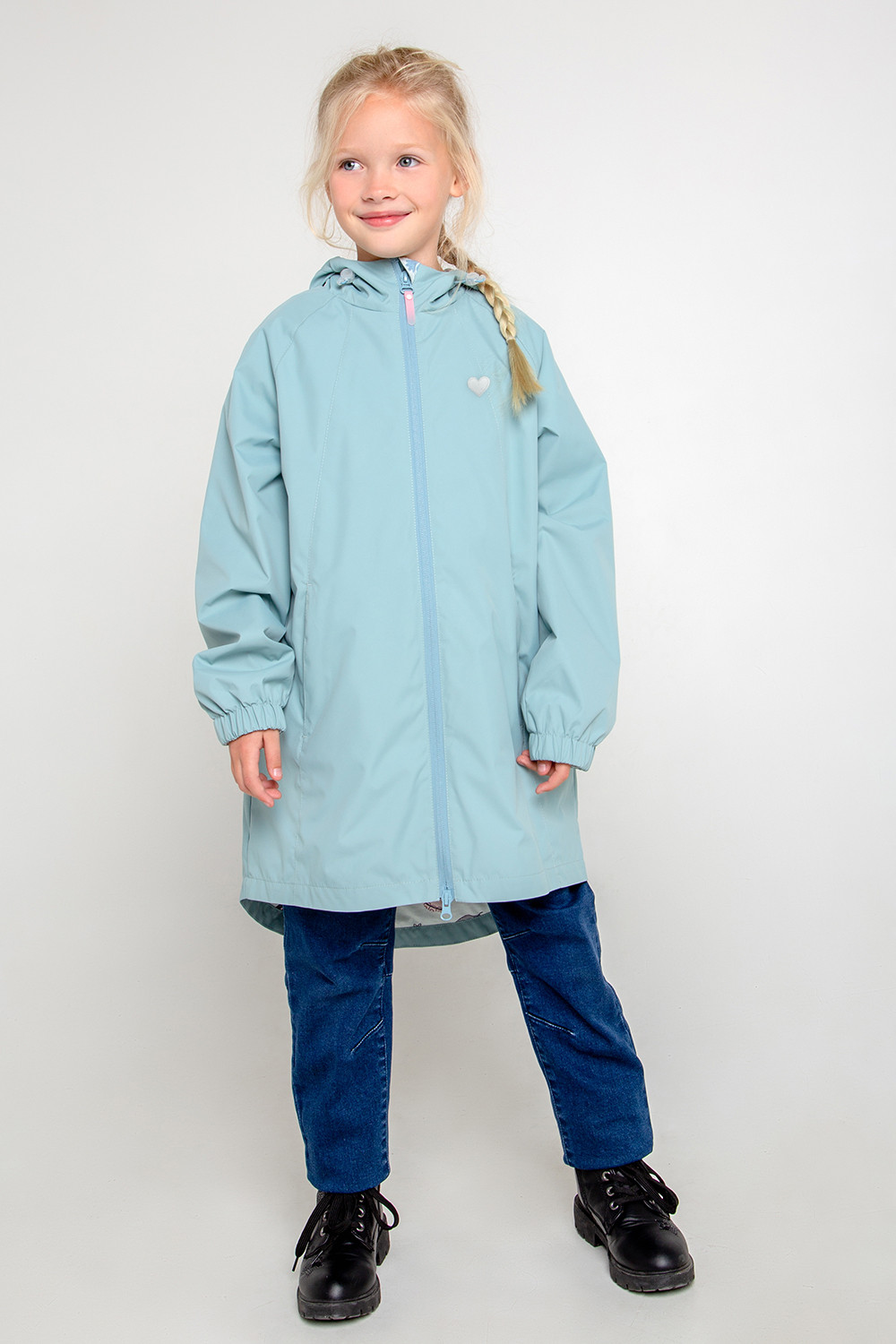 картинка Плащ ветровочный для девочки Crockid ВК 32128/1 ГР от магазина детских товаров ALiSa