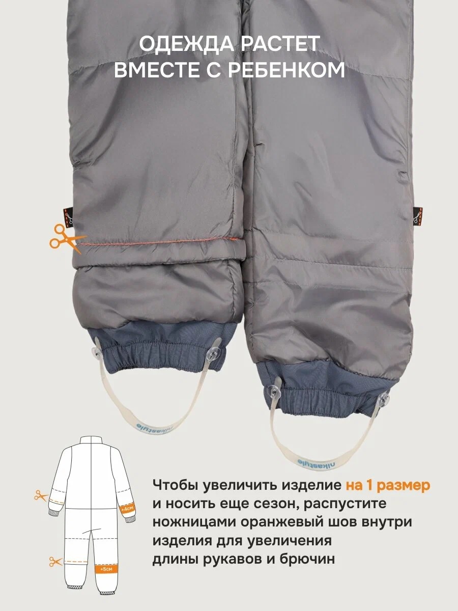 картинка Комплект для девочки NIKASTYLE 7з0825 Латте Серый от магазина детских товаров ALiSa