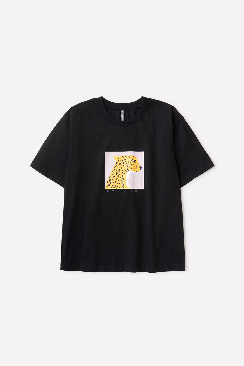 картинка Футболка для девочки КБ 301828 черный к74 от магазина детских товаров ALiSa