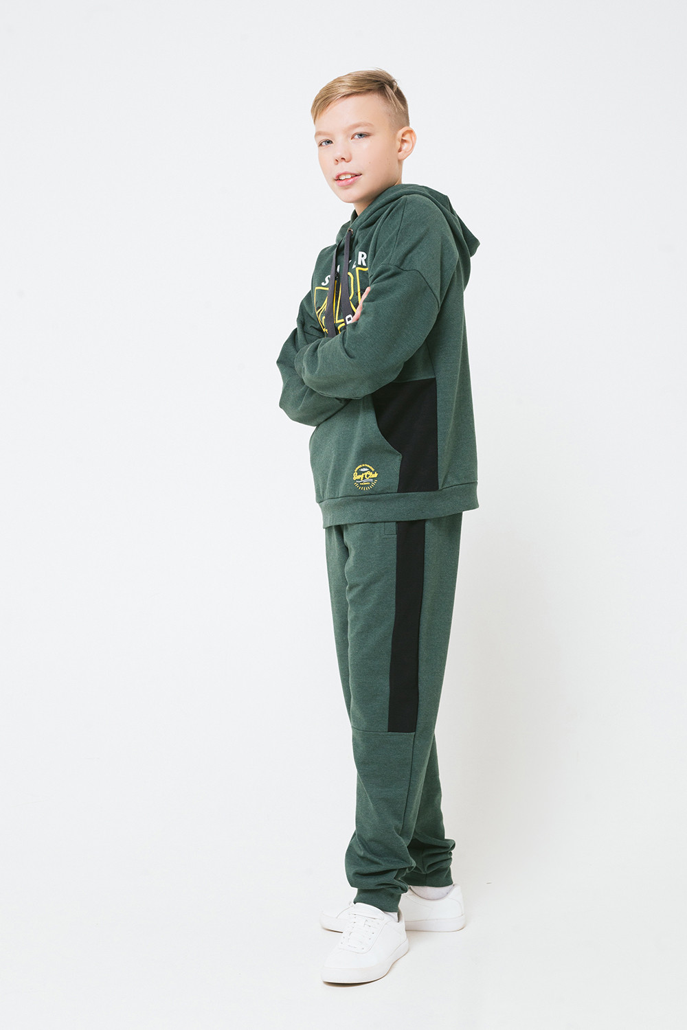 картинка Джемпер для мальчика КБ 301019 темно-зеленый к28 от магазина детских товаров ALiSa