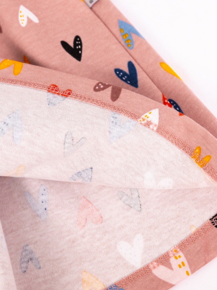 картинка Платье для девочки Baby Boom С252/1-И Сердечки на бежевом от магазина детских товаров ALiSa