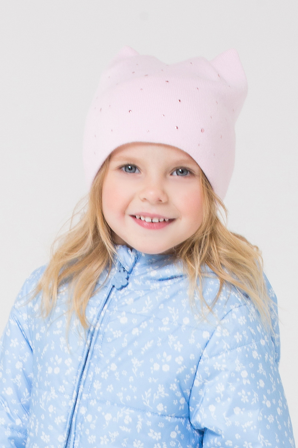 картинка Шапка для девочки Crockid КВ 20141 светло-розовый от магазина детских товаров ALiSa