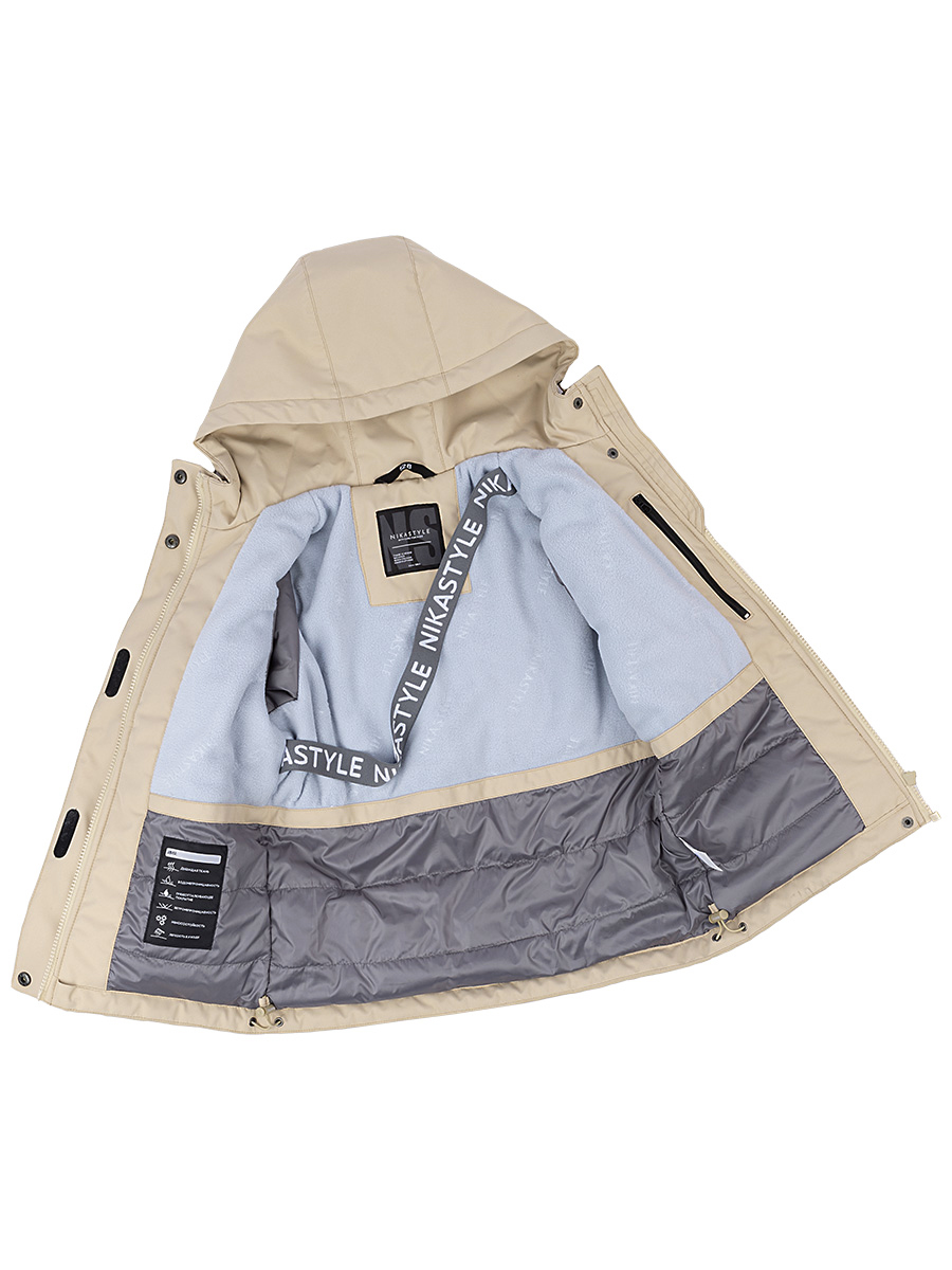 картинка Куртка утепленная для девочки NIKASTYLE 4м3024 латте от магазина детских товаров ALiSa