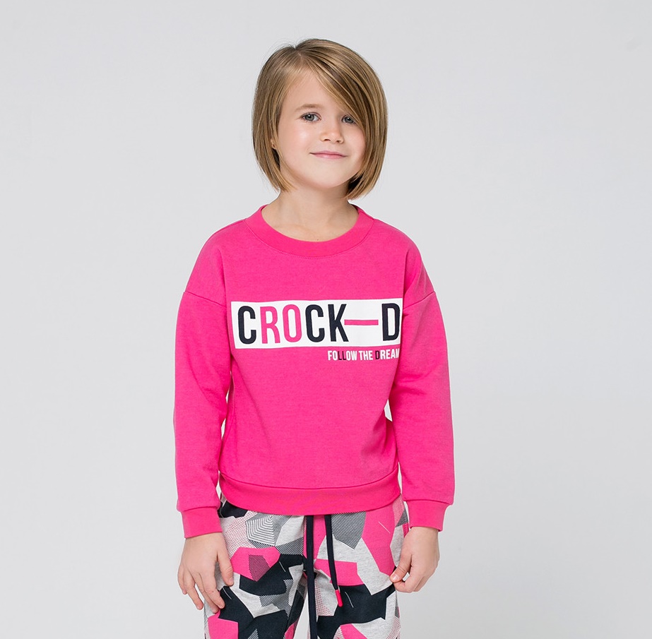 картинка Джемпер для девочки Crockid КР 300521 темно-розовый к191 от магазина детских товаров ALiSa