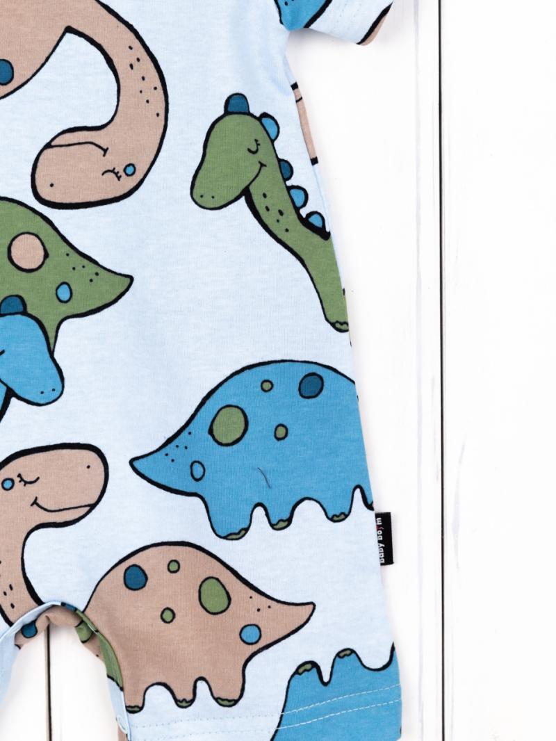 картинка Комбинезон для мальчика Baby Boom BB К324/6-К Дино на голубом я736 от магазина детских товаров ALiSa