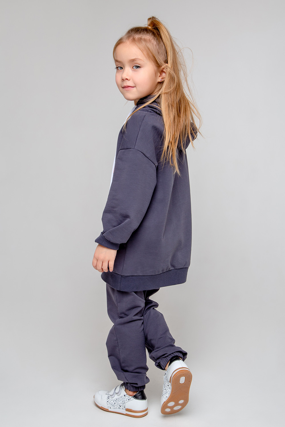 картинка Джемпер для девочки Crockid КР 301863 темно-серый к345 от магазина детских товаров ALiSa