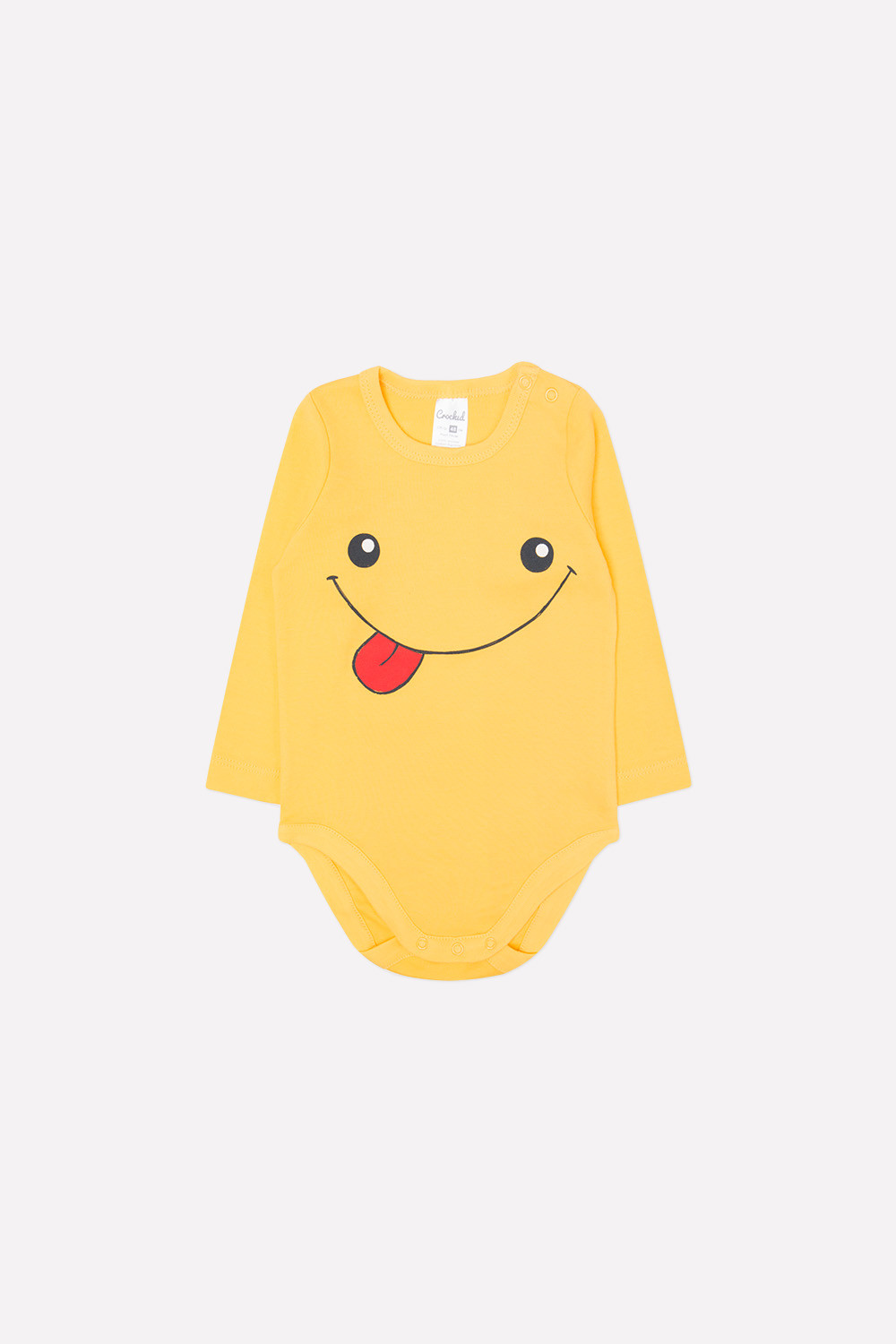 картинка Полукомбинезон для мальчика Crockid К 6087 желтый (улыбка) от магазина детских товаров ALiSa
